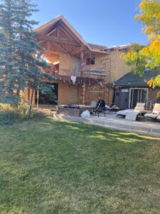 Two-story home addition exterior by Culligan Construction