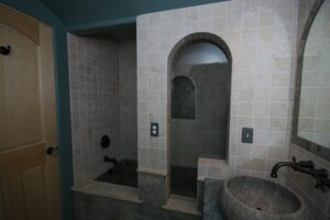 Bathroom remodeling and tile project by Culligan Construction